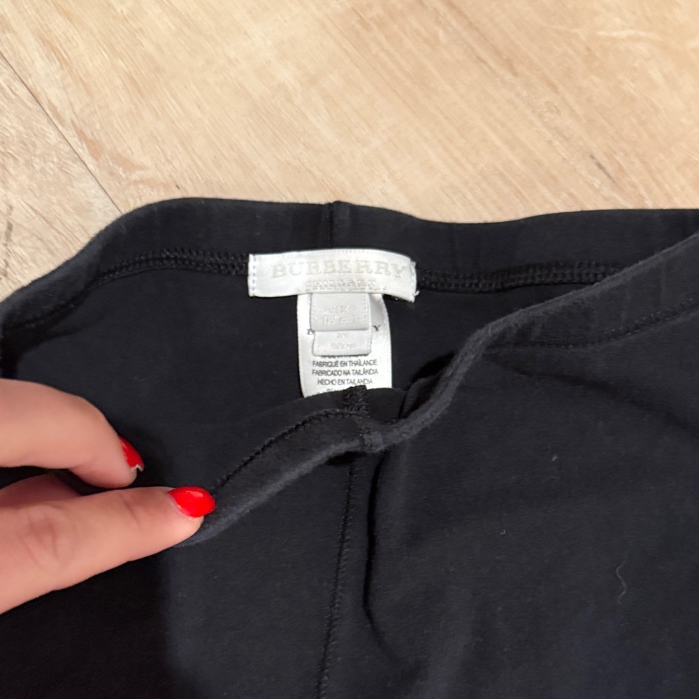 Burberry Kids Leggings - Black, Burgundy, Orange - Picture 7 of 11
